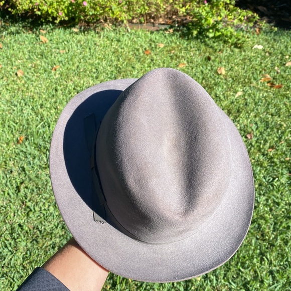 Linea Italiana Borsalino Genuine Fur Felt Fedora Modello Depositato 1857 Italia - Picture 9 of 16